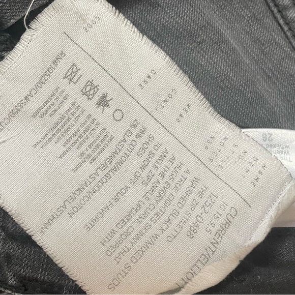 CURRENT/ ELLIOTT / fitted jeans / black / sz 26/ no flaws - Picture 3 of 5